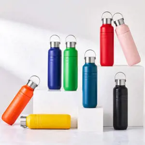 Le Creuset On The Go Satin Black Insulated Water Bottle 500ml